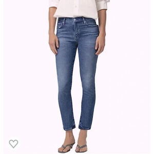 CITIZENS OF HUMANITY size 25 Harlow Ankle Mid Rise Slim Organic Cotton Jeans